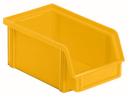 Bac à bec empilable Classic avec grande poignée encastrée, jaune, profondeur 170 mm  L