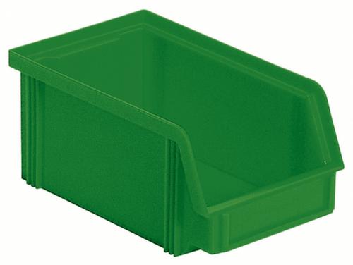 Bac à bec empilable Classic avec grande poignée encastrée, vert, profondeur 170 mm  L