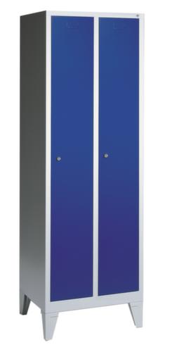 C+P Armoire Classic à 2 compartiments et portes lisses, largeur de compartiment 400 mm  L