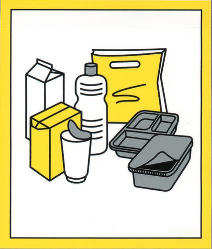 Kit d'étiquettes autocollantes pour conteneur de tri sélectif  L