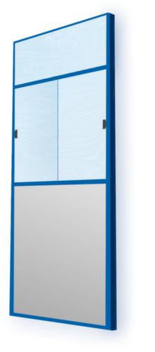 MDS Raumsysteme Élément de fenêtre coulissante pour cabine d'atelier, largeur 1000 mm  L
