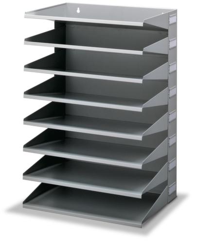 Durable Trieur de bureau, 8 compartiments DIN A4, gris  L