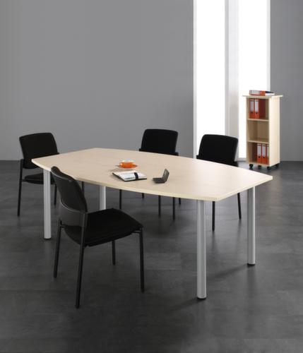 Gera Table de conférence Basis, largeur x profondeur 2000 x 800 mm, panneau hêtre  L