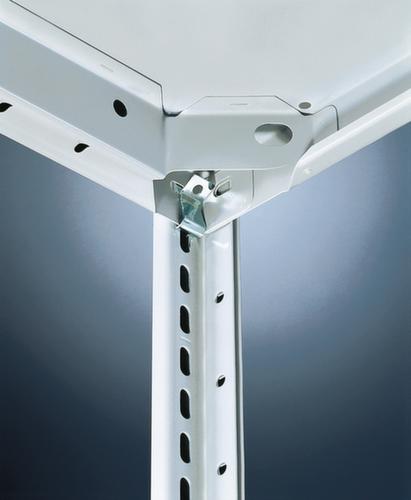 META Panneau d'extension pour le rayonnage sans CLIP vis, hauteur x largeur x profondeur 2000 x 1006 x 536 mm, 5 tablettes  L