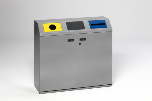 VAR Station de collecte de matières recyclables WS 97, 3 x 80 l  L