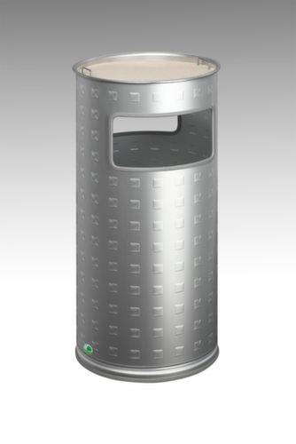 VAR Cendrier poubelle en aluminium H 70 résistant à l'eau de mer  L