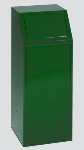 VAR Collecteur de recyclage P 80, 68 l, RAL6001 vert émeraude, couvercle RAL6001 vert émeraude  L