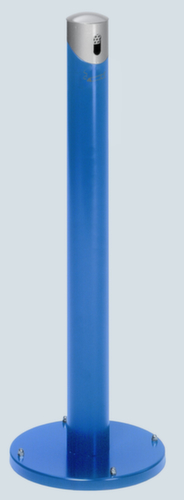 VAR Cendrier sur pied SG 105 R en acier, RAL5010 bleu gentiane  L