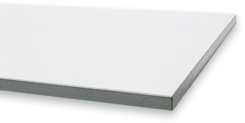 Table d'appoint pour table de montage avec cadre lumineux, largeur x profondeur 1000 x 750 mm, plaque gris clair  L