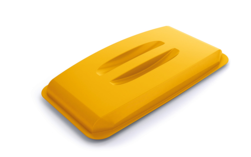Durable Couverture de soutien pour conteneur de tri sélectif, jaune  L