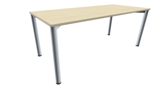 Gera Table de conférence Basis, largeur x profondeur 1800 x 800 mm, panneau érable