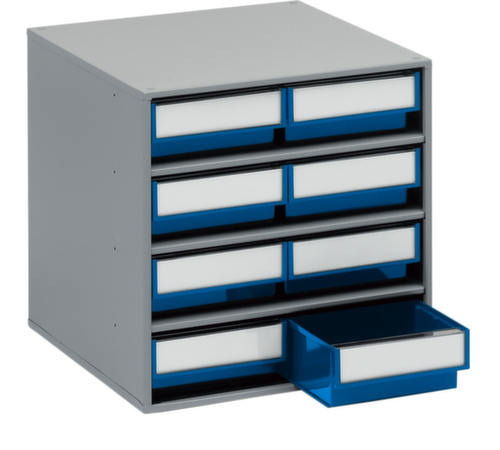 Treston petit bloc tiroirs, 8 tiroir(s), RAL7035 gris clair/bleu