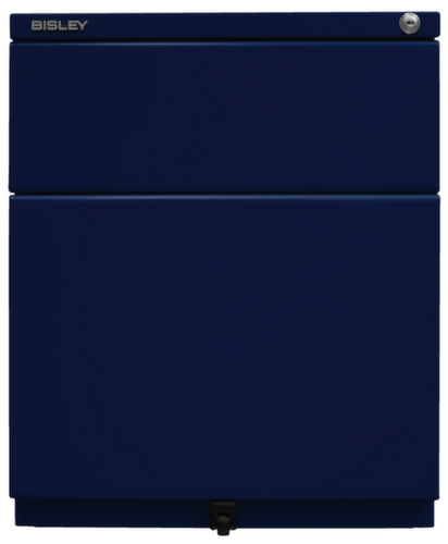 Bisley Conteneur à roulettes OBA avec tiroir HR, 1 tiroir(s), bleu Oxford/bleu Oxford  L