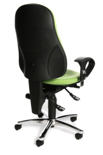Topstar siège de bureau pivotant Sitness 10 avec mécanisme de contact permanent, vert pomme  L