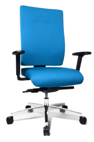 Topstar Siège de bureau pivotant Sitness 70 avec articulation Body-Balance-Tec®, bleu clair  L