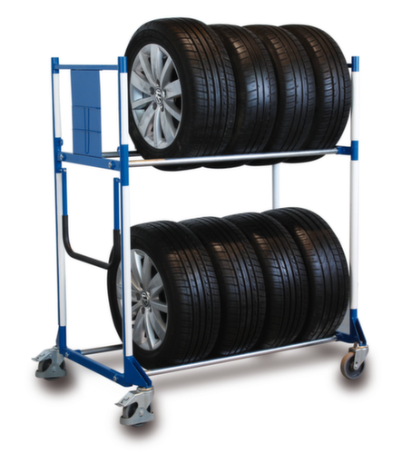 Protection des bords pour rayonnage à pneus  L