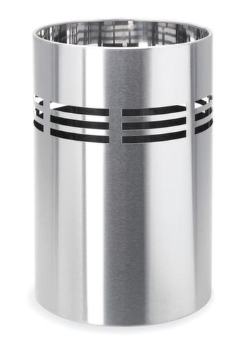 Blomus Porte-parapluies en acier inoxydable pure home WORK Slice avec bande perforée, hauteur x Ø 375 x 250 mm  L