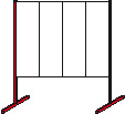 Kappes Cloison de séparation à panneaux perforés/encochés RasterPlan® comme panneau unique  L