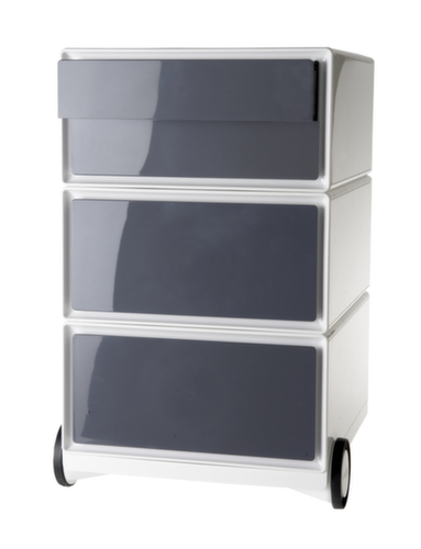 Paperflow Caisson mobile easyBox, 4 tiroir(s), blanc/anthracite  L
