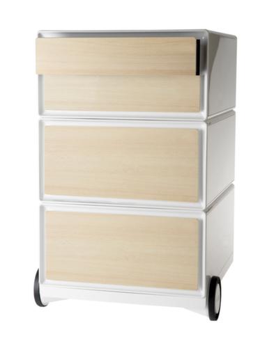 Paperflow Caisson mobile easyBox, 4 tiroir(s), blanc/hêtre  L