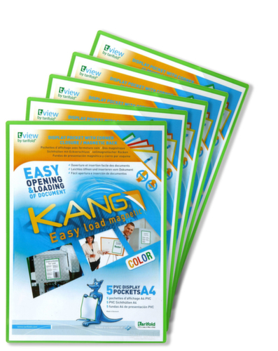 tarifold pochette d'affichage KANG tview Easy load Color, DIN A4, face arrière magnétique  L