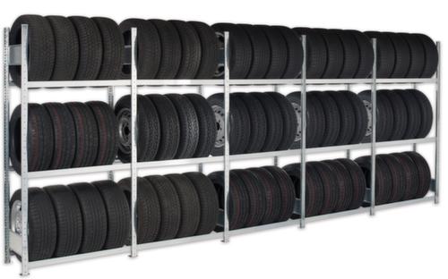 SCHULTE Kit conteneurs/rayonnage à pneus, hauteur x largeur x profondeur 2000 x 11752 x 400 mm, 3 niveaux  L