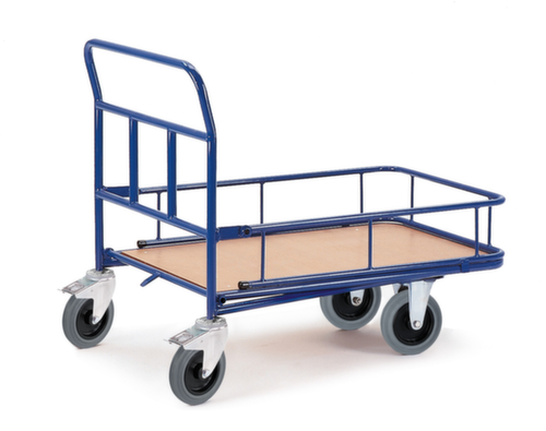 Rollcart Chariot C+C avec rambarde, force 400 kg, plateau longueur x largeur 960 x 635 mm  L