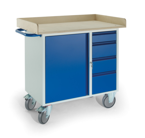Rollcart Chariot bloc-coffre avec armoire et tiroirs  L
