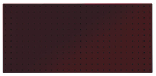bott Plaque perforée, hauteur x largeur 457 x 495 mm, RAL3004 rouge pourpre  L