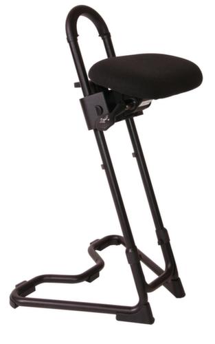 meychair Siège assis-debout Futura Komplex, hauteur d’assise 610 - 860 mm, assise noir  L