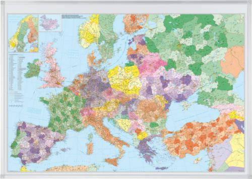Franken carte de l'Europe, hauteur x largeur 980 x 1380 mm  L