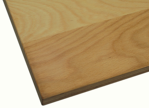 Table d'appoint pour table de montage avec cadre lumineux, largeur x profondeur 2000 x 750 mm, plaque hêtre  L