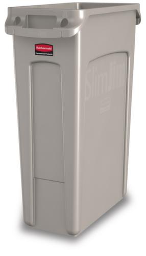 Rubbermaid Collecteur de recyclage Slim Jim® avec conduits d'air, 87 l, beige  L