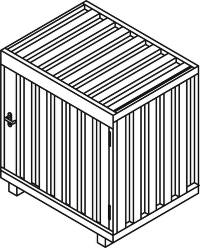 Säbu Box de stockage avec toit relevable  L