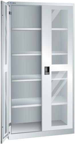 LISTA Armoire à portes vitrées avec tablettes et tiroirs, largeur 1000 mm  L