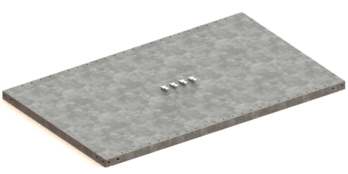 META Tablette pour rayonnage de stockage type lourd, largeur x profondeur 1300 x 800 mm  L