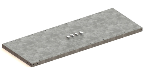 META Tablette pour rayonnage de stockage type mi-lourd, largeur x profondeur 1300 x 500 mm