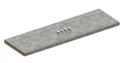 META Tablette pour rayonnage de stockage type lourd, largeur x profondeur 1300 x 400 mm  L
