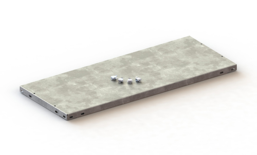 META Tablette avec canal longitudinal, largeur x profondeur 750 x 300 mm  L