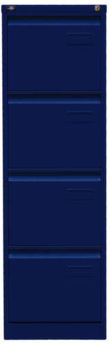 Bisley Armoire pour dossiers suspendus Light, 4 extensions, bleu Oxford/bleu Oxford  L