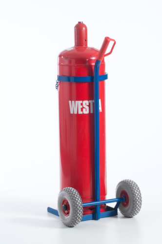 Rollcart Chariot à bouteilles, pour 1 x 33 kg de gaz de propane bouteille, bandage air  L