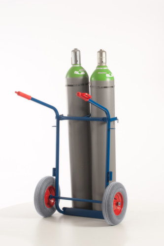 Rollcart Chariot à bouteilles, pour 2x40/50 l bouteille, bandage air  L