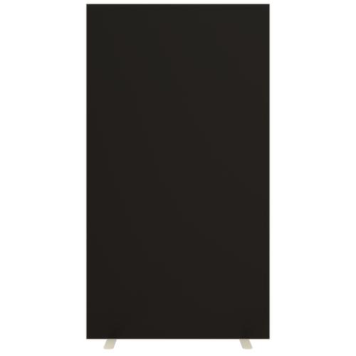 Paperflow Cloison avec revêtement en tissu sur deux côtés, hauteur x largeur 1740 x 940 mm, paroi noir  L