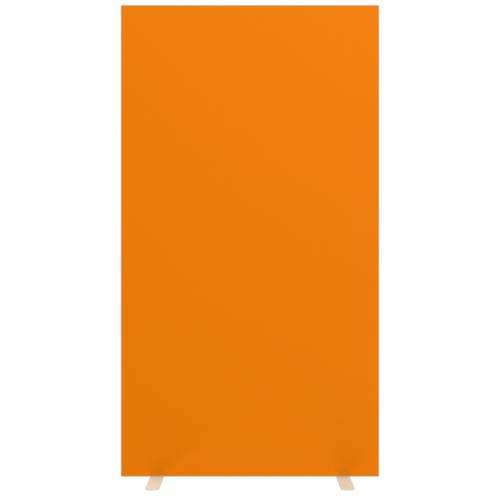 Paperflow Cloison avec revêtement en tissu sur deux côtés, hauteur x largeur 1740 x 940 mm, paroi orange  L