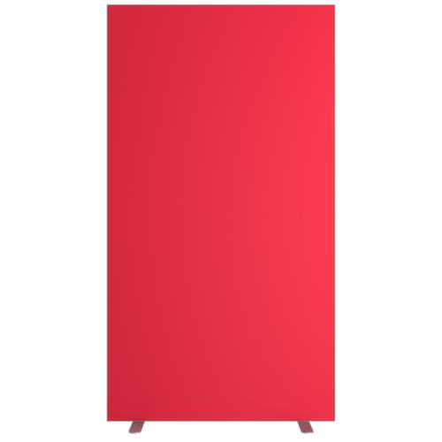 Paperflow Cloison avec revêtement en tissu sur deux côtés, hauteur x largeur 1740 x 940 mm, paroi rouge  L