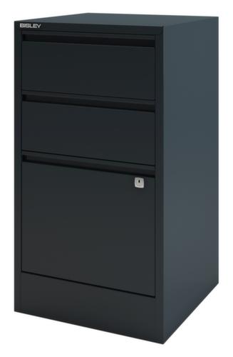 Bisley Armoire pour dossiers suspendus Home Filer, 1 extensions, anthracite/anthracite  L