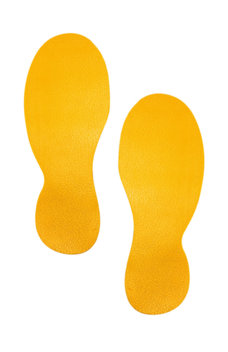Durable Symbole à coller, pied, RAL1003 jaune de sécurité  L