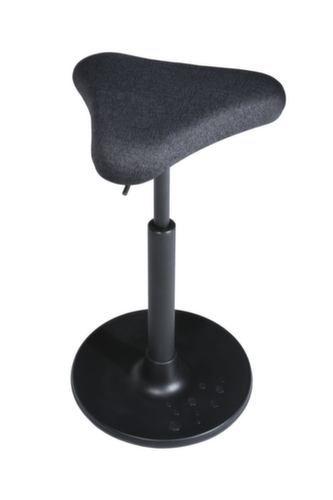 Topstar Siège assis-debout Sitness H1 avec assise triangle, hauteur d’assise 570 - 770 mm, assise noir  L