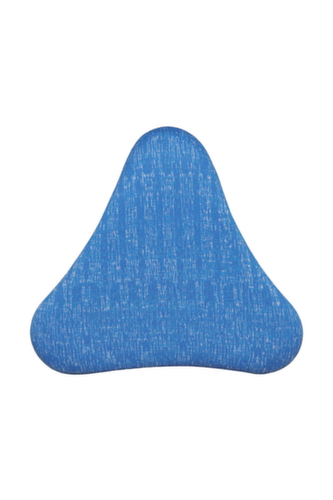 Topstar Siège assis-debout Sitness H1 avec assise triangle, hauteur d’assise 570 - 770 mm, assise bleu  L