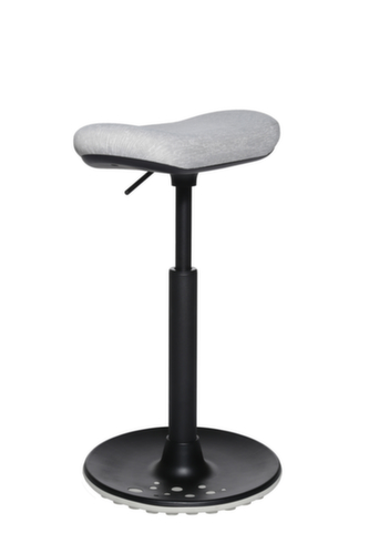 Topstar Siège assis-debout Sitness H2 avec assise skateboard, hauteur d’assise 570 - 770 mm, assise gris  L
